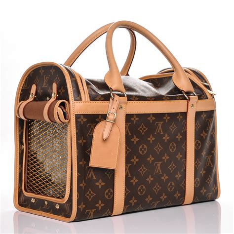 chien louis vuitton|louis vuitton dog carrier.